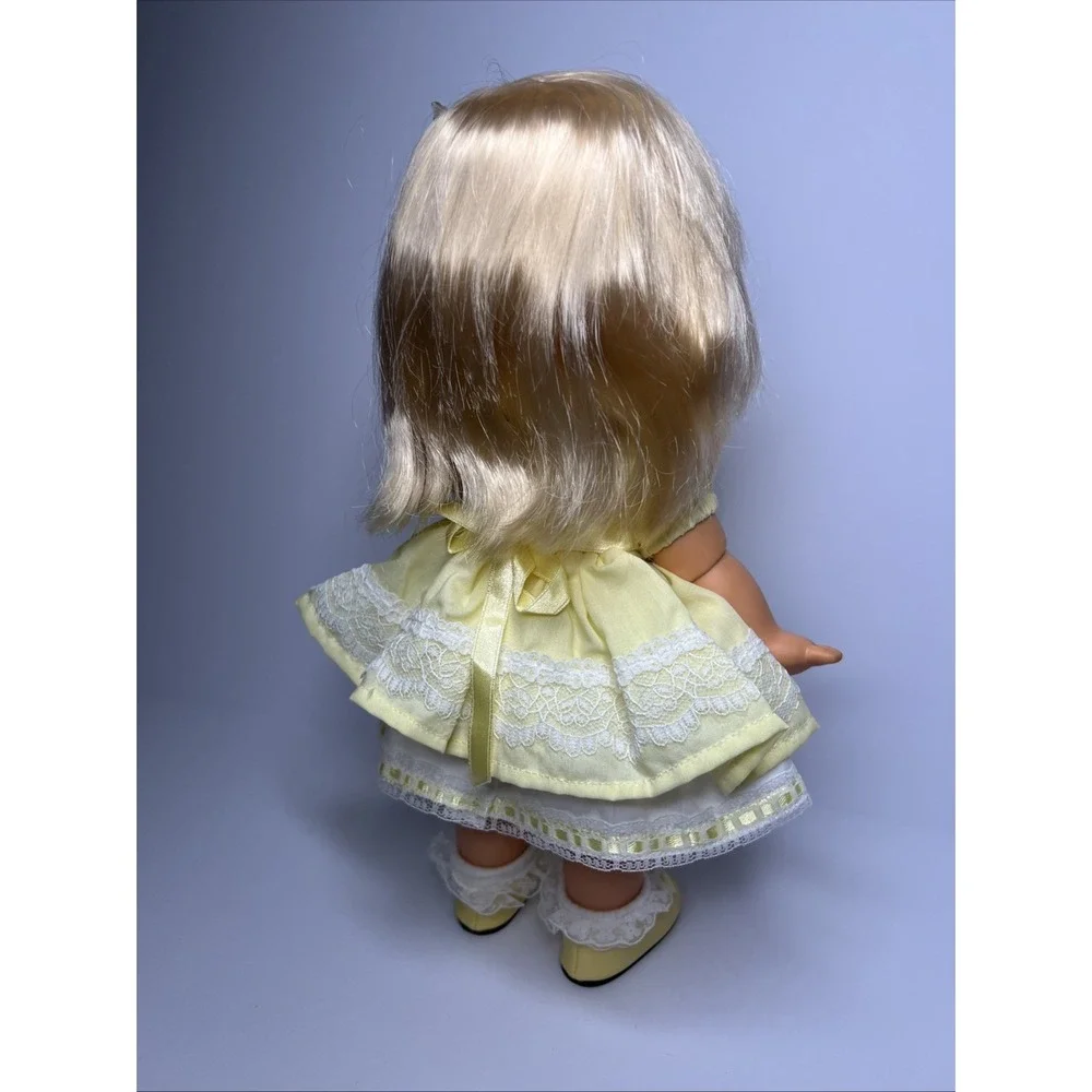 Vintage 1990 Galoob Baby Face So Playful Beth #10 Rare Yellow Ponytail HTF